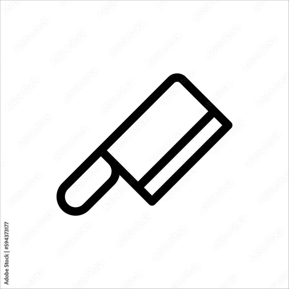 Knife vector icon. Knife flat sign design. Knife symbol pictogram on white background Knife vector icon. Knife flat sign design. Knife symbol pictogram on white background