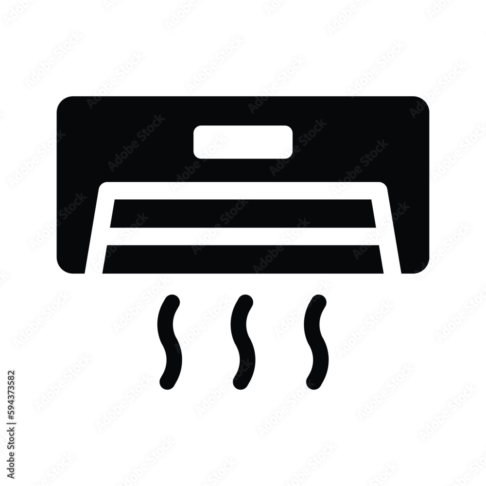 air conditioner solid icon illustration vector graphic air conditioner solid icon illustration vector graphic