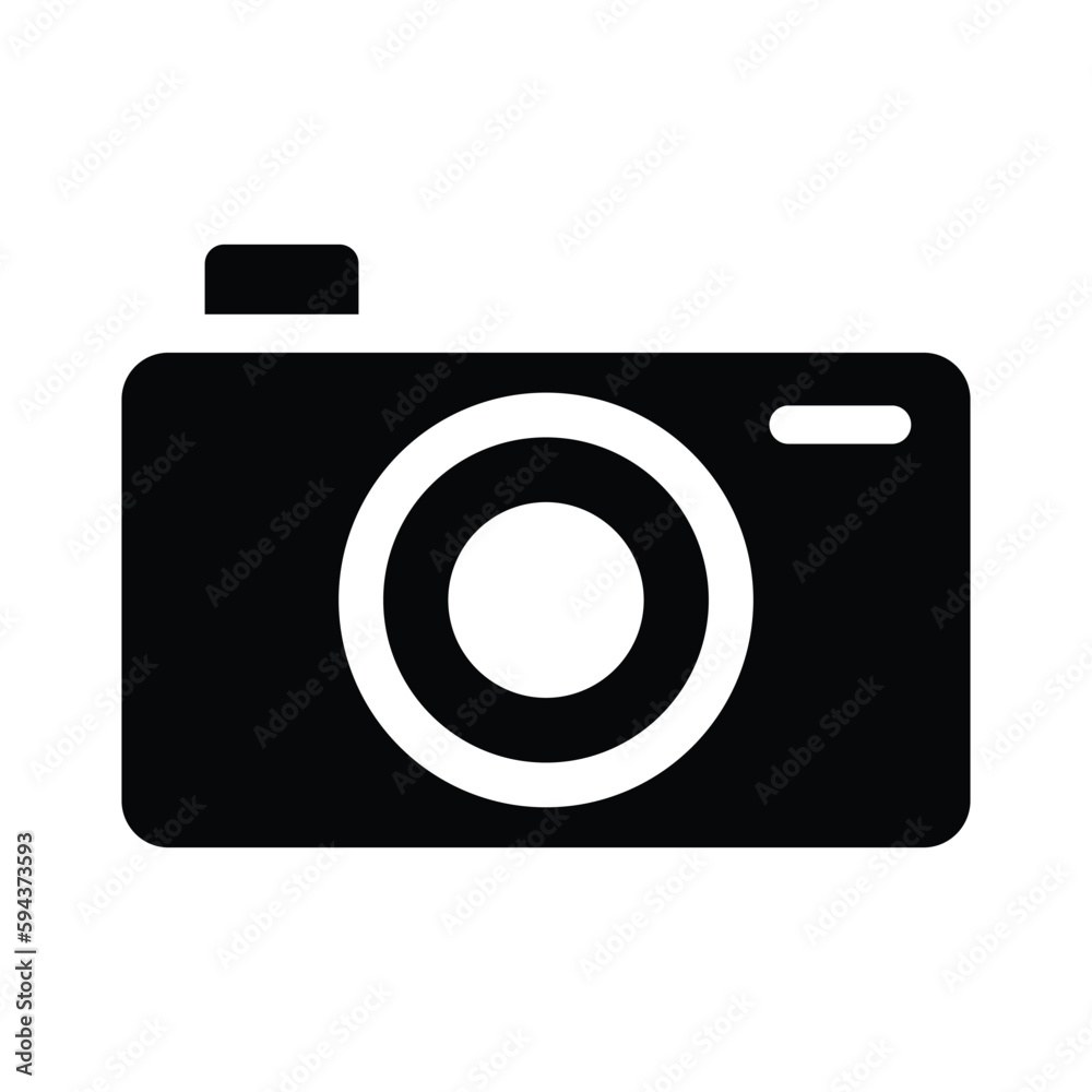 camera solid icon illustration vector graphic camera solid icon illustration vector graphic