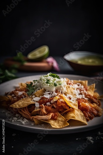 chilaquiles, created with ai generative
