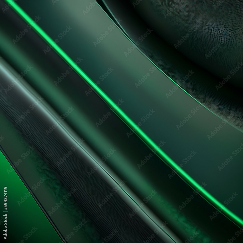 Obraz premium background of green - black and green background - abstract background - Generative AI