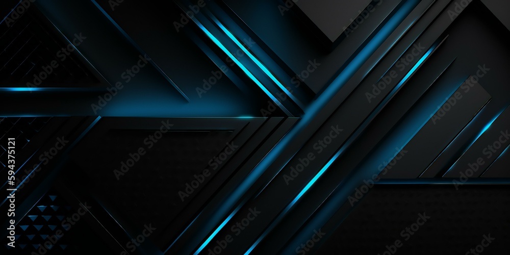 Dark blue modern background for design. Geometric shape. Triangles, diagonal lines. Gradient. Abstract. Shape envelope. Symbol. Letter, message, mail. Generative AI Dark blue modern background for design. Geometric shape. Triangles, diagonal lines. Gradient. Abstract. Shape envelope. Symbol. Letter, message, mail. Generative AI