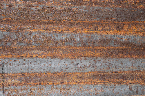 Rusted aluminum panel grunge texture