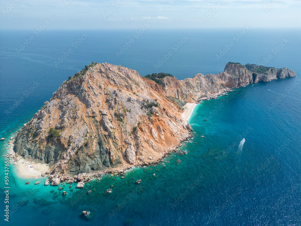 The watery island of the Mediterranean; a wonderful island with water to drink - obrazy, fototapety, plakaty 