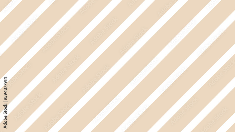 Beige and white diagonale stripes background Beige and white diagonale stripes background