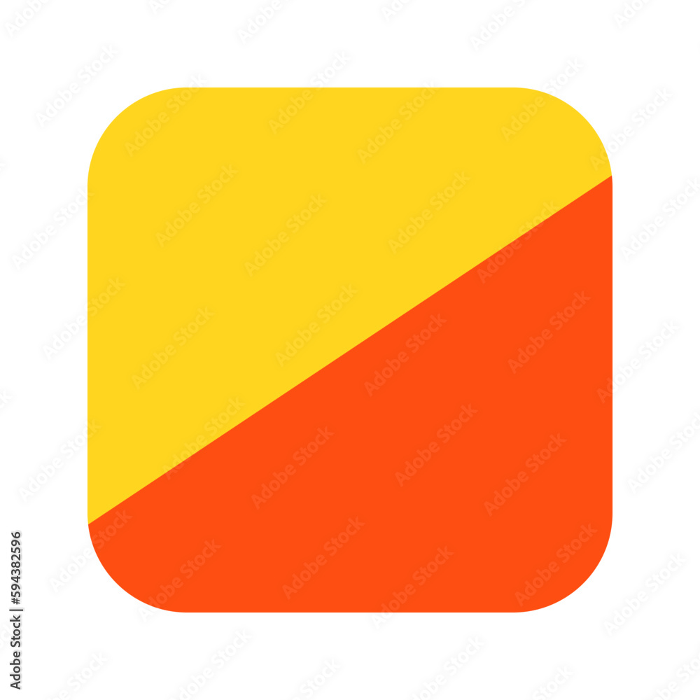 Bhutan flag simple illustration for independence day or election Bhutan flag simple illustration for independence day or election