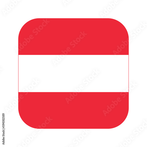Austria flag simple illustration for independence day or election