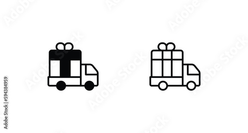 Trolly icon design with white background stock illustration