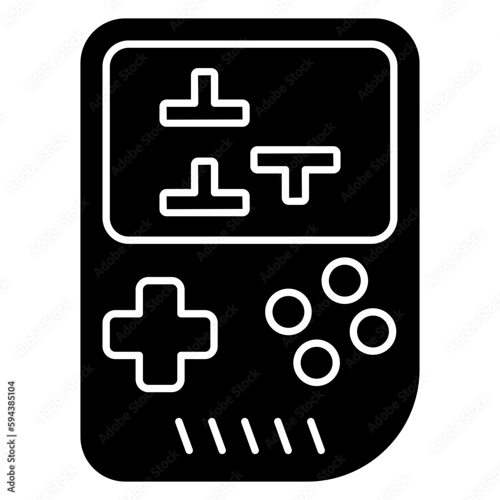 Brick game icon, editable vector Brick game icon, editable vector