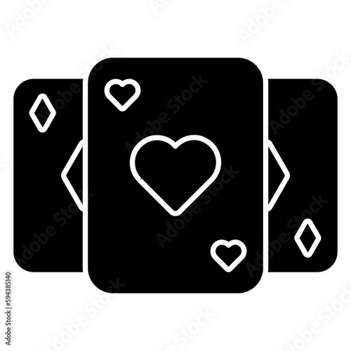 A flat design icon of mobile casino 