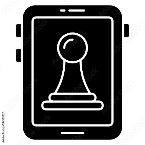 An icon design of mobile strategy 