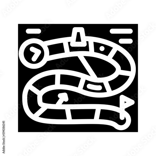 board game toy child glyph icon vector illustration