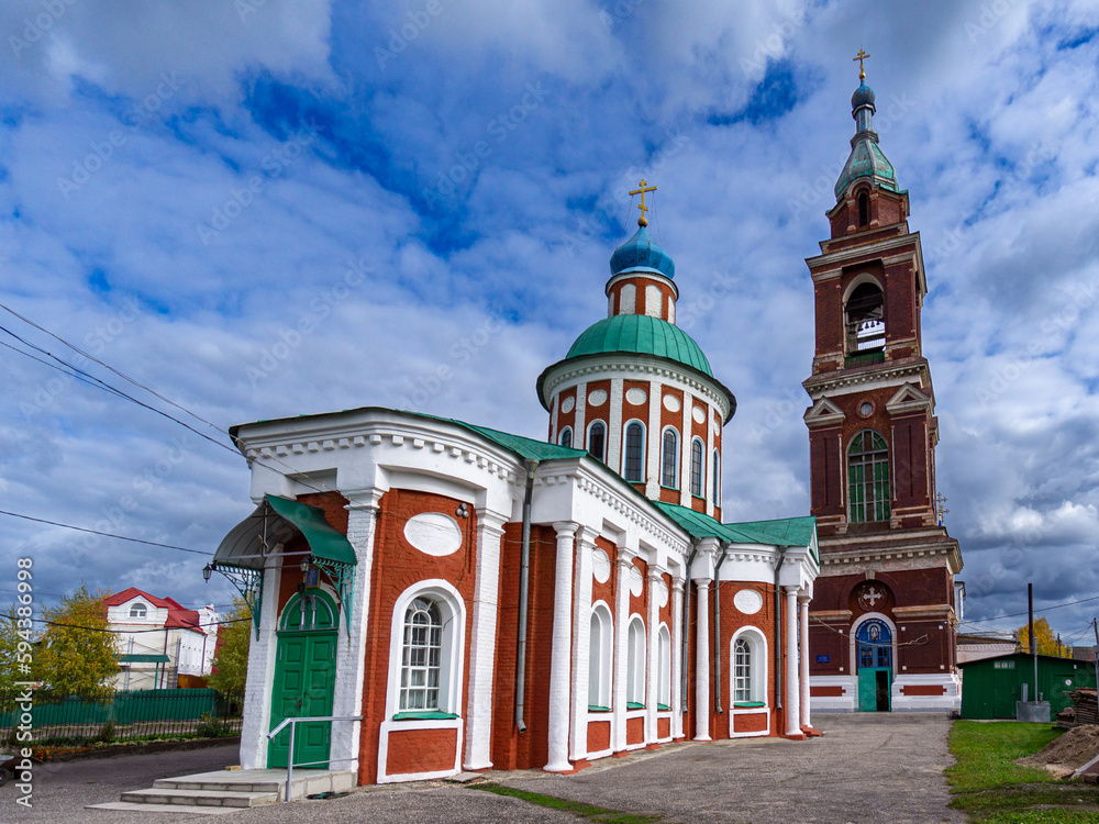 Obraz premium Church of the Intercession of the Most Holy Theotokos in Yuriev-Polsky, Russia.