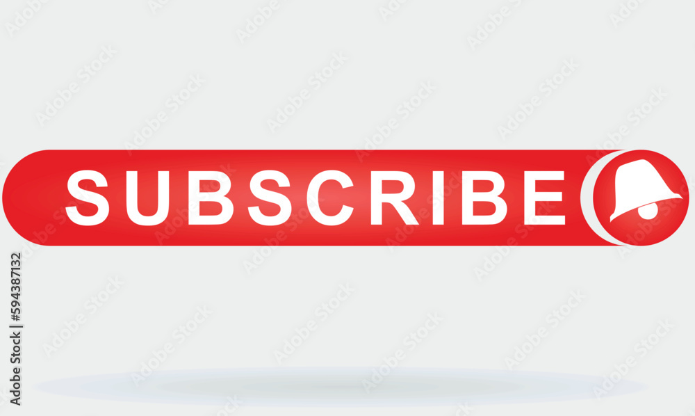 Subscribe button icon. vector illustration Subscribe button icon. vector illustration