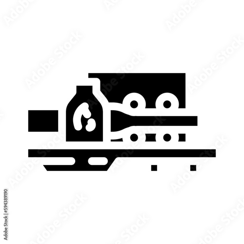 hot rolling steel production glyph icon vector illustration