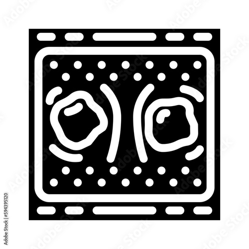 stratego board game glyph icon vector illustration