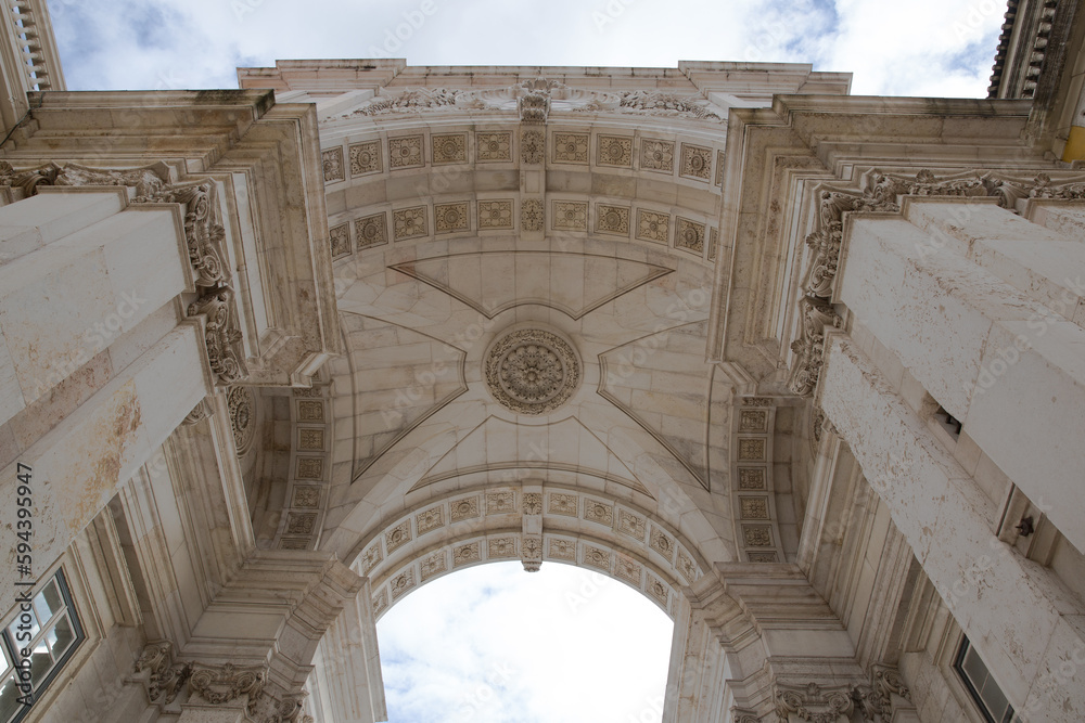 Fototapeta premium Lisboa in the air