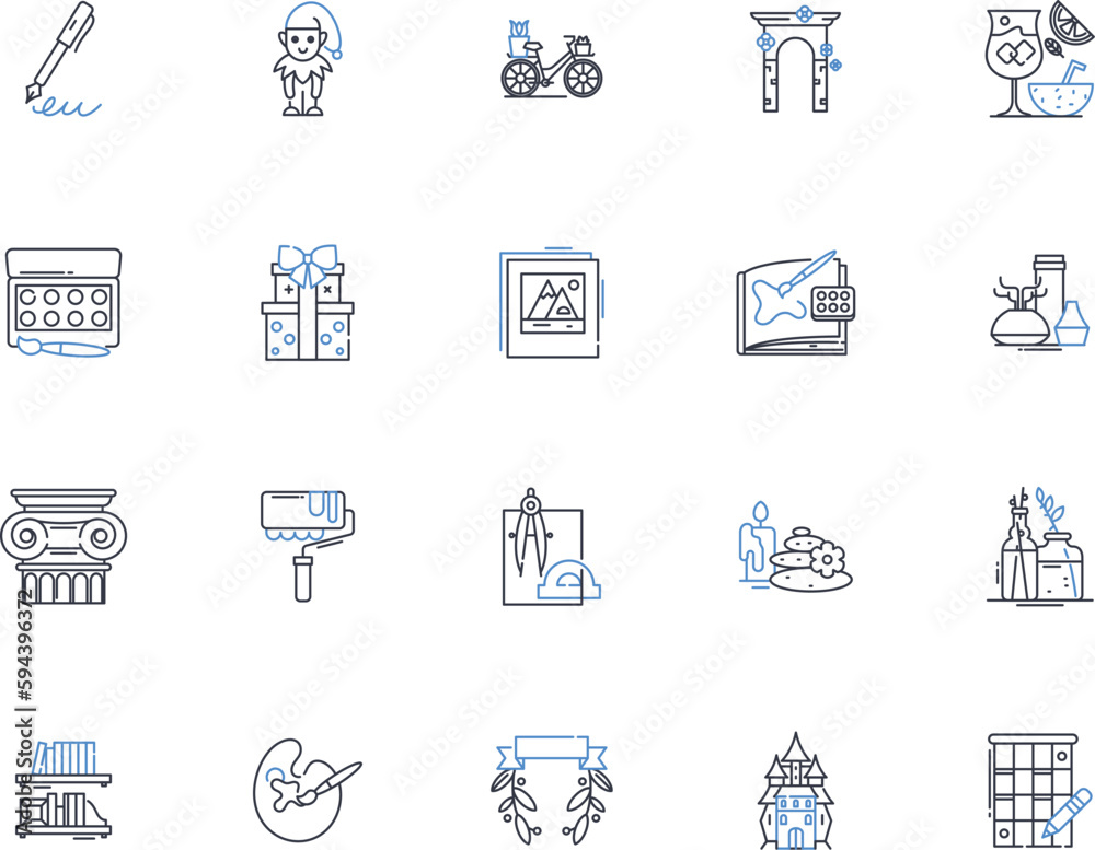 Progressive line icons collection. Innovative, Forward-thinking, Visionary, Creative, Evolutionary, Advanced, Modern vector and linear illustration. Futuristic,Revolutionary,Dynamic outline signs set