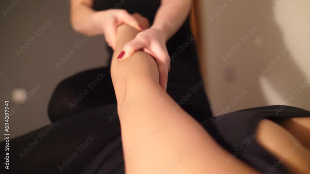 thai massage stretching the arm