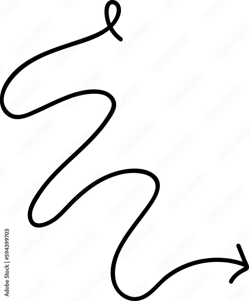 Wavy Arrow Wavy Arrow