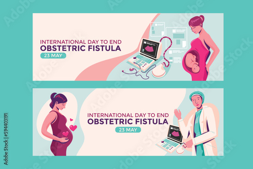 International Day to End Obstetric Fistula Banner Design