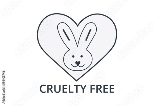 Simple Cruelty Free icon.
