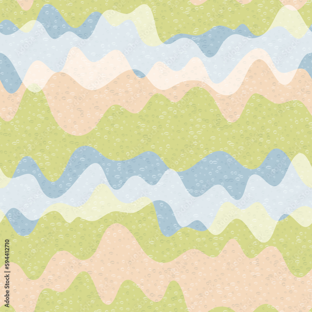 Stylish wave fluid vector seamless pattern. Stylish wave fluid vector seamless pattern.