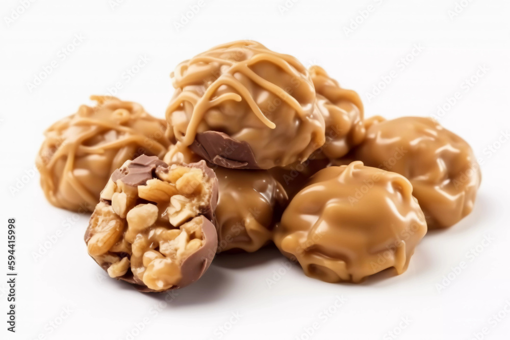 Fototapeta premium chocolate and nuts