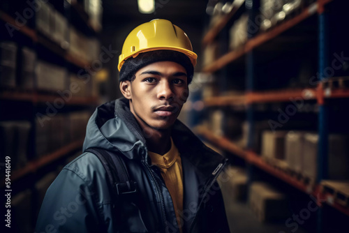 worker in warehouse