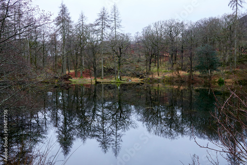 Atmospheric views of Lake District, the UK, December 2023
