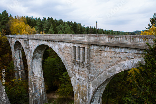 Fototapeta Naklejka Na Ścianę i Meble -  Stanczyki Bridges in Northern Poland