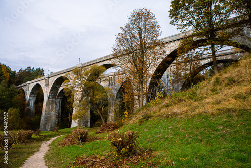 Fototapeta Naklejka Na Ścianę i Meble -  Stanczyki Bridges in Northern Poland