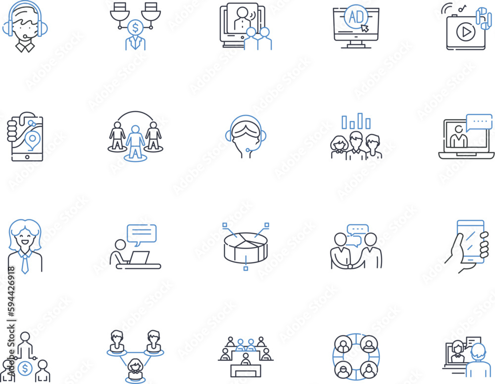 Urban planning line icons collection. Infrastructure, Zoning, Transportation, Density, Sustainability, Land use, Design vector and linear illustration. Development,Growth,Housing outline signs set