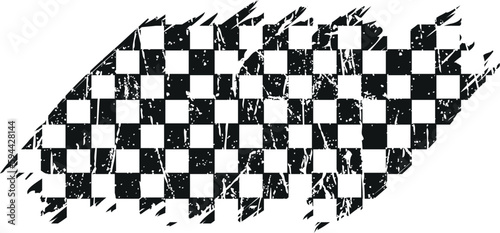 grunge texture effect checkered NASCAR Racing Flag finish line flag eps vector file 