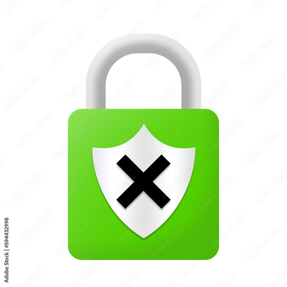 green lock reject silver shield security green lock reject silver shield security