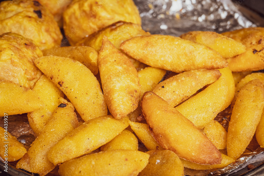 Traditional Colombian fried street gastronomy Traditional Colombian fried street gastronomy