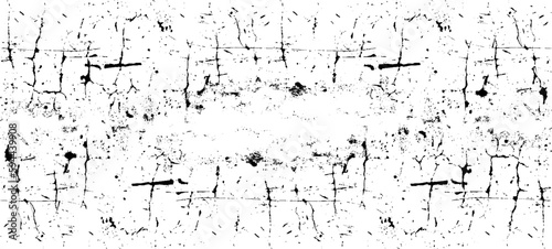 Scratched Grunge Urban Background Texture Vector. Dust Overlay Distress Grainy Grungy Effect. Distressed Backdrop Vector Illustration. Isolated Black on White Background. EPS 10.
