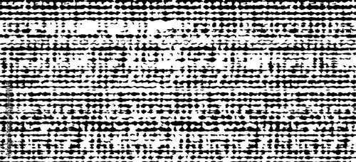 Small uneven spots and particles of debris. Abstract vector texture. Distressed uneven background. Grunge texture overlay with fine grains isolated on white background. Vector illustration. EPS10.