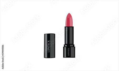 lipstick detailed isolated on white background