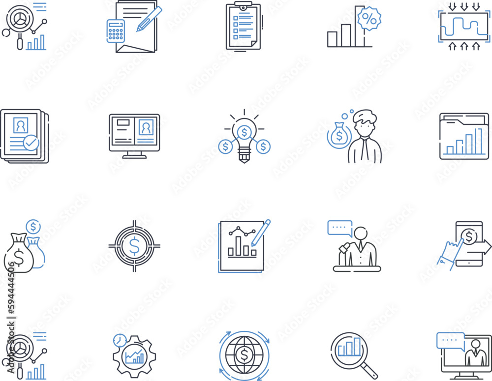 Scrutinization line icons collection. Inspection, Analysis, Audit, Assessment, Examination, Investigation, Review vector and linear illustration. Observation,Scrutiny,Inquiry outline signs set Scrutinization line icons collection. Inspection, Analysis, Audit, Assessment, Examination, Investigation, Review vector and linear illustration. Observation,Scrutiny,Inquiry outline signs set