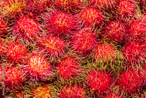 Kuala Lumpur, West Malaysia. Rambutan fruit. © Danita Delimont