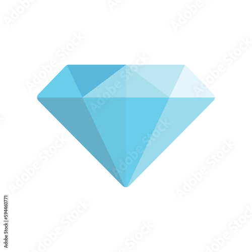 Isolated colored casino diamond icon Vector