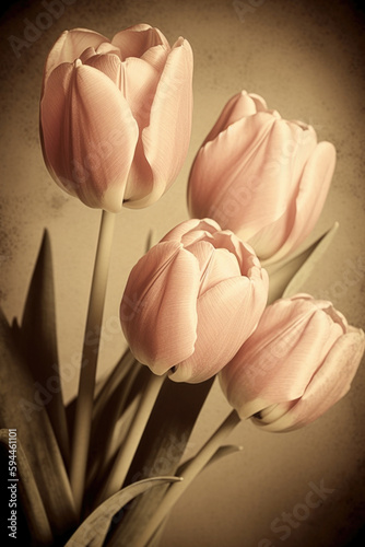 Roses for Mother's Day, Valentine Day, Generative AI, Generative, AI