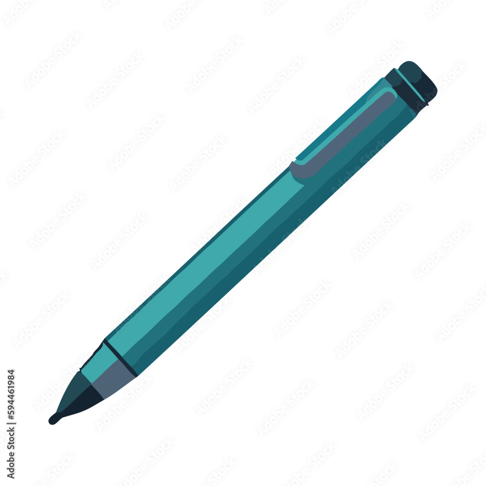 Blue ink flows from nib, creating signature Blue ink flows from nib, creating signature