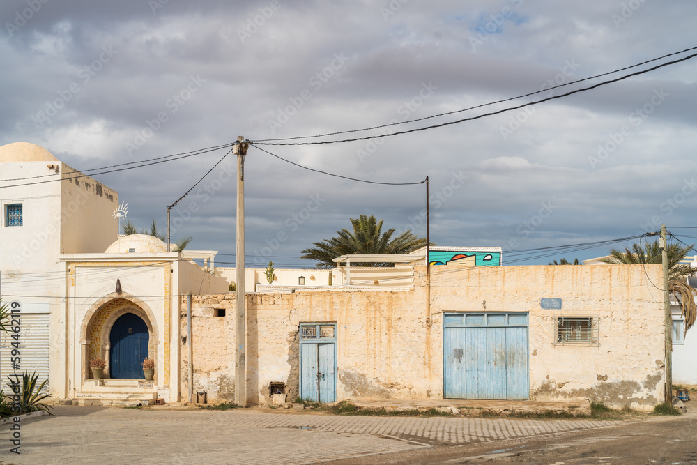 View of Djerba, a large island in southern Tunisia
