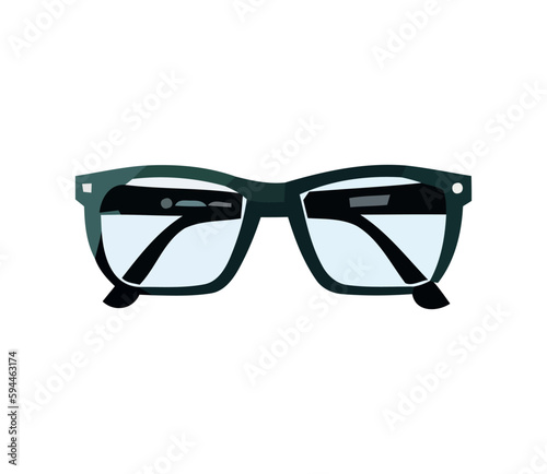 Fashionable glasses frame elegance