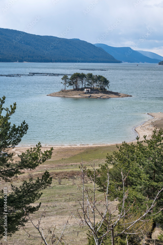 Amazing Landscape of Dospat Reservoir, Bulgaria Amazing Landscape of Dospat Reservoir, Bulgaria