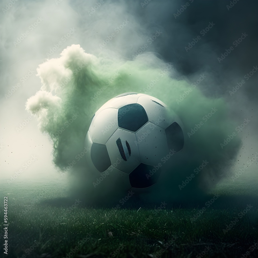 green smoke soccer