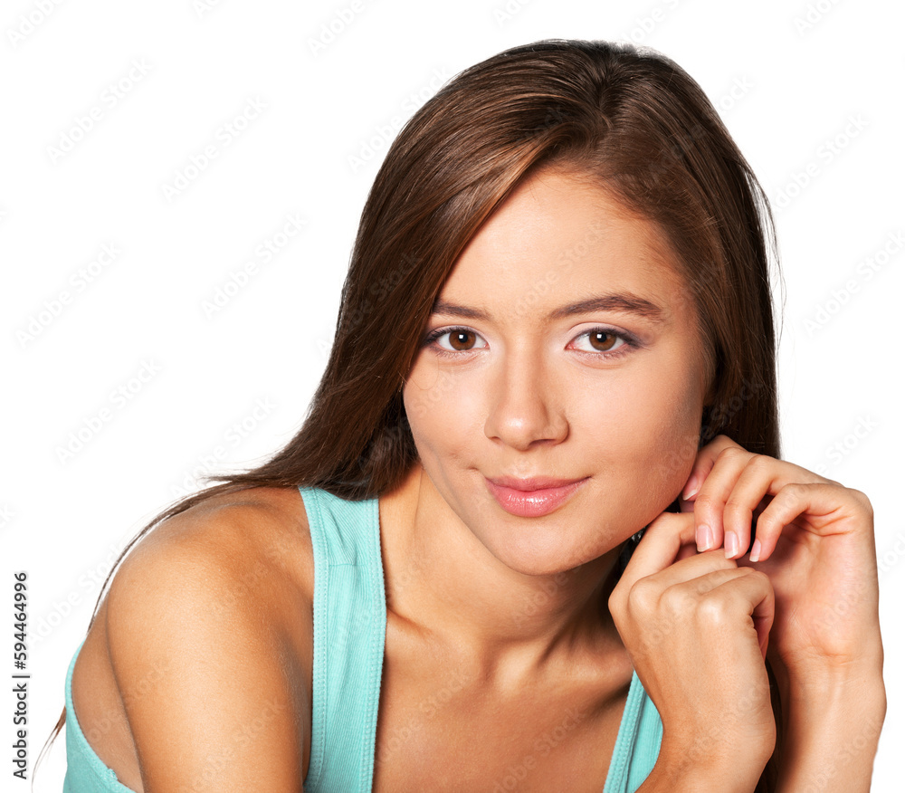 Portrait of a Smiling Young Woman