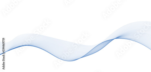 abstract blue wave background. Blue minimal round lines abstract background. Thin line wavy abstract vector background. Curve wave seamless pattern. Line art striped graphic template